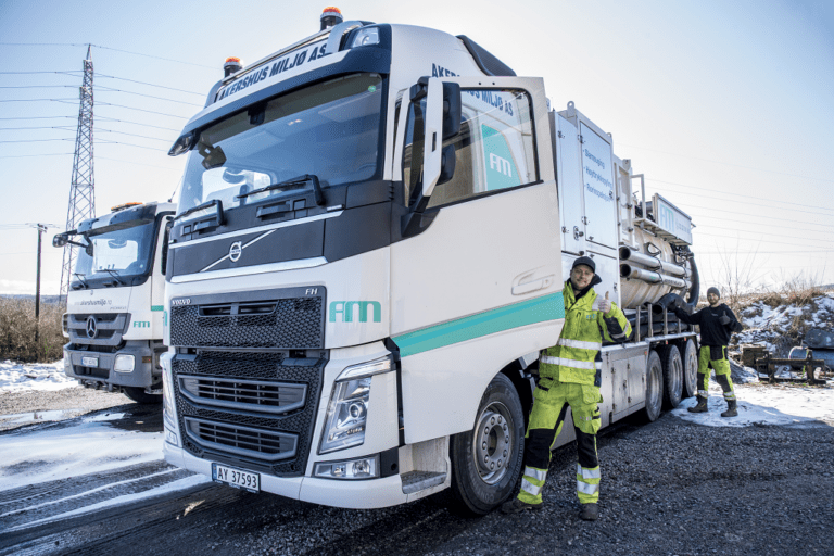 bildet viser en arbeidsbil